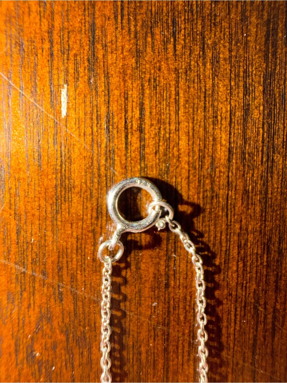 925 Sterling Silver CZ Open Heart Pendant Necklace - Picture 3 of 5